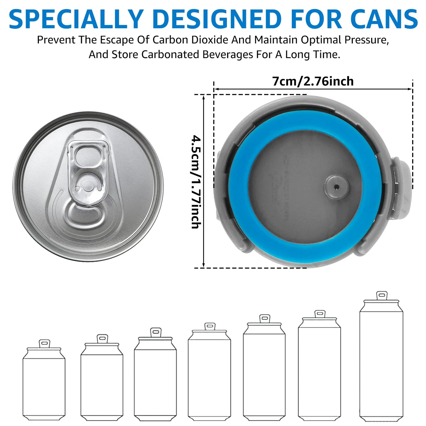 Can Sealing Lid Portable Leak-Proof Soda Can Cover Beverage Can Saver
