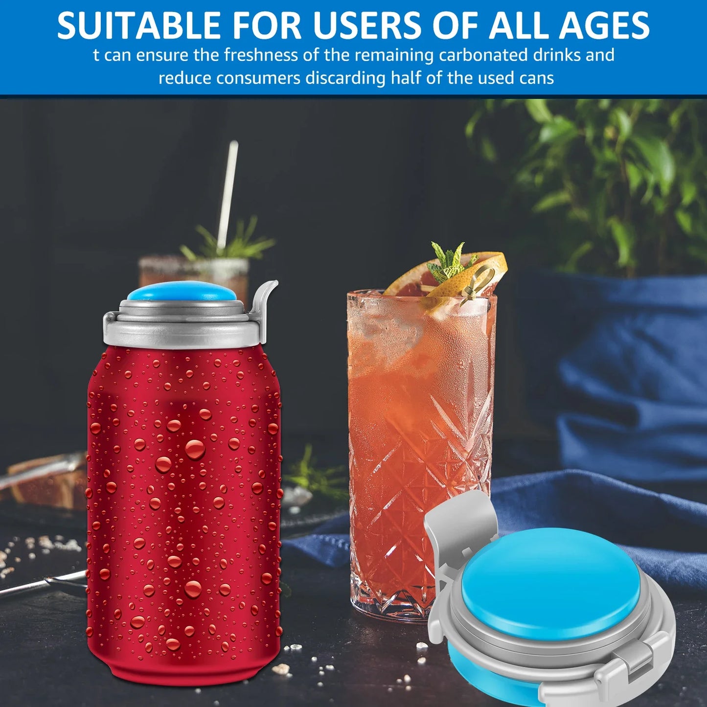 Can Sealing Lid Portable Leak-Proof Soda Can Cover Beverage Can Saver