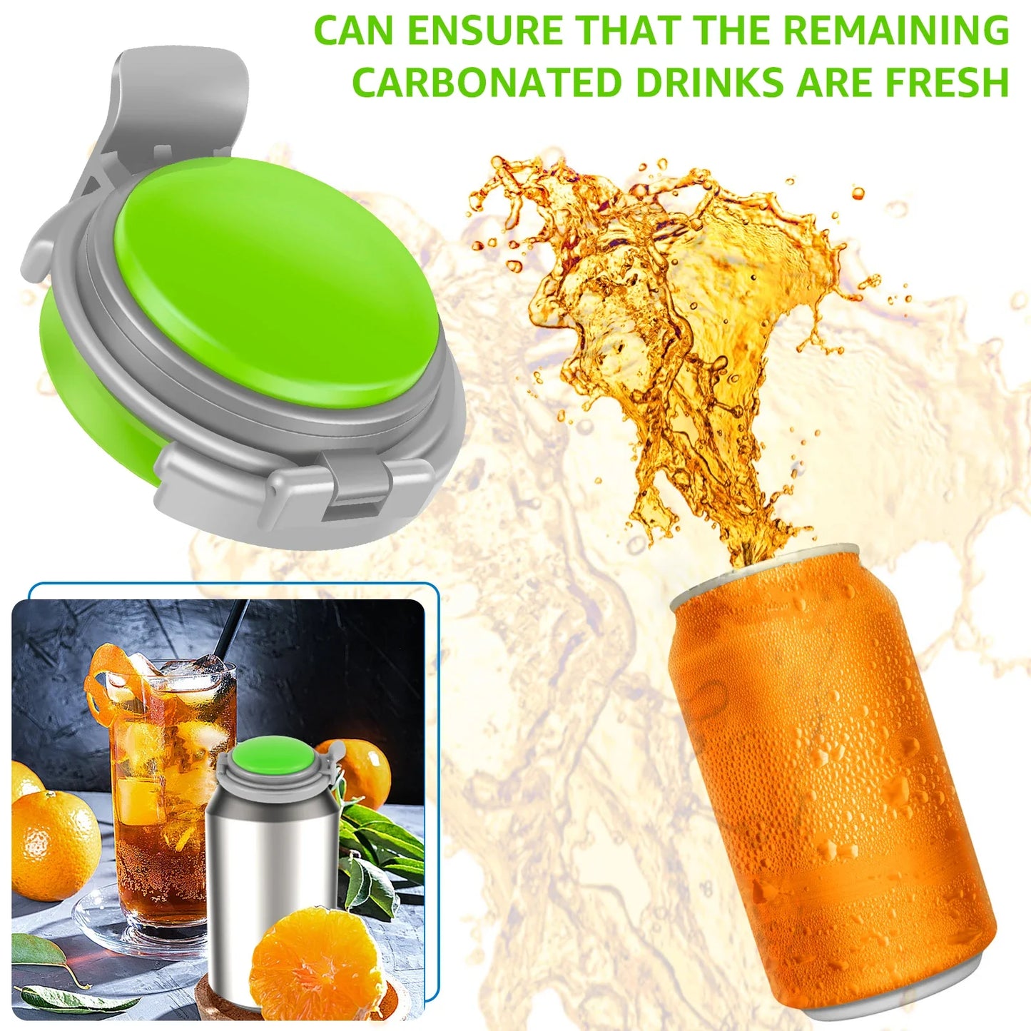Can Sealing Lid Portable Leak-Proof Soda Can Cover Beverage Can Saver